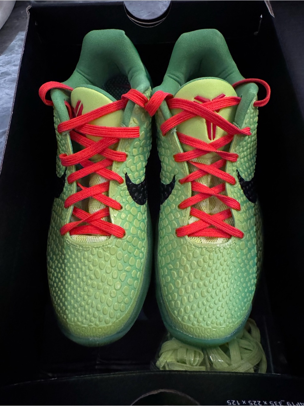 Nike Kids Neon Green Sneakers Kobe VI Protro